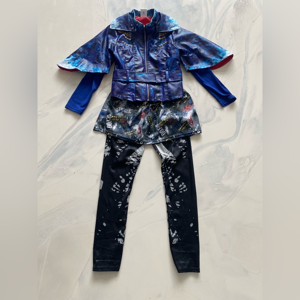 Disney Blue and Black Superhero Costume for Kids